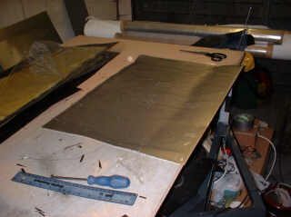 Mould with release ply