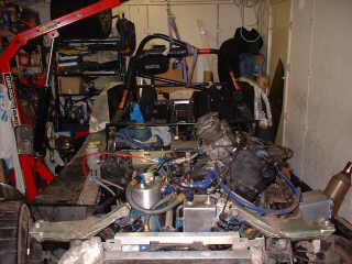 Main tub and bonnet off